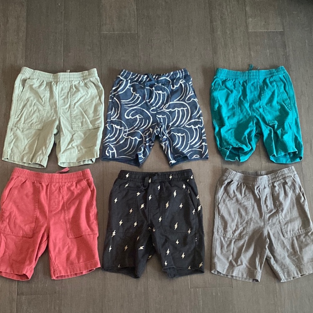 Tea Collection sz5 Set of 6 Casual Shorts in Various Colors